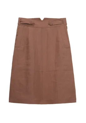 A-Line Linen Skirt