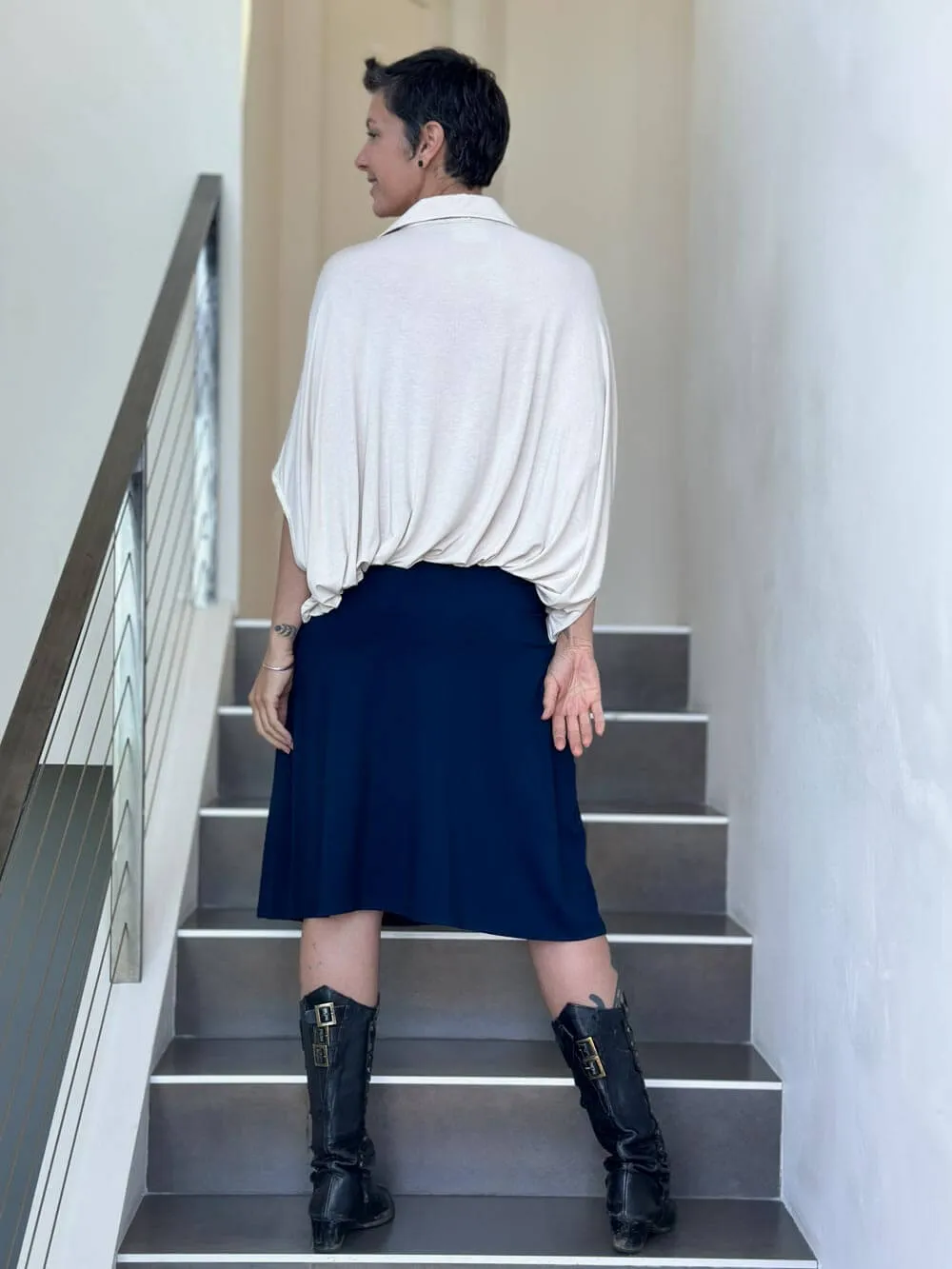 A-Line Midi Skirt