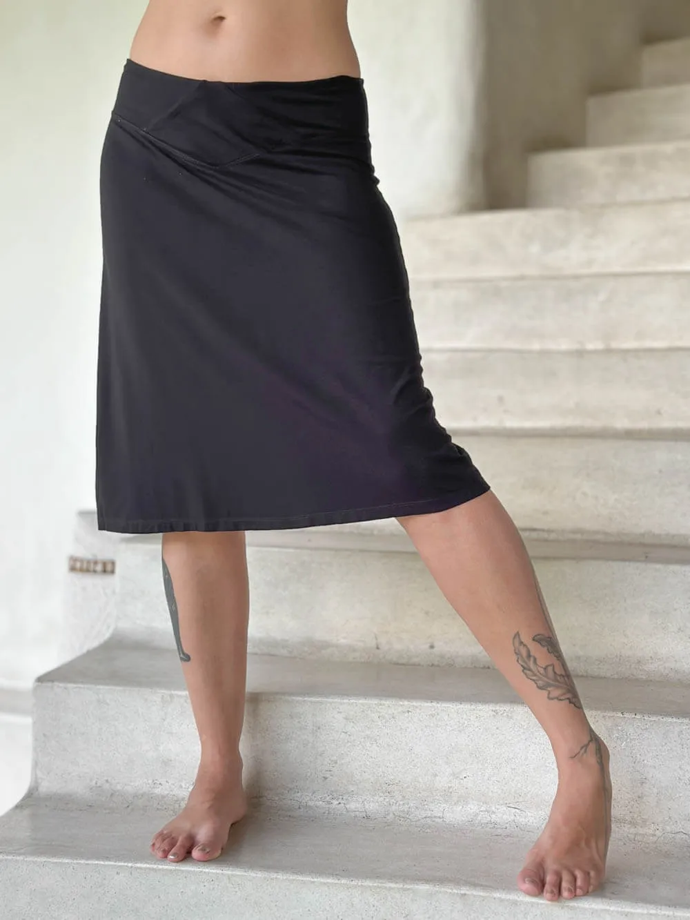 A-Line Midi Skirt