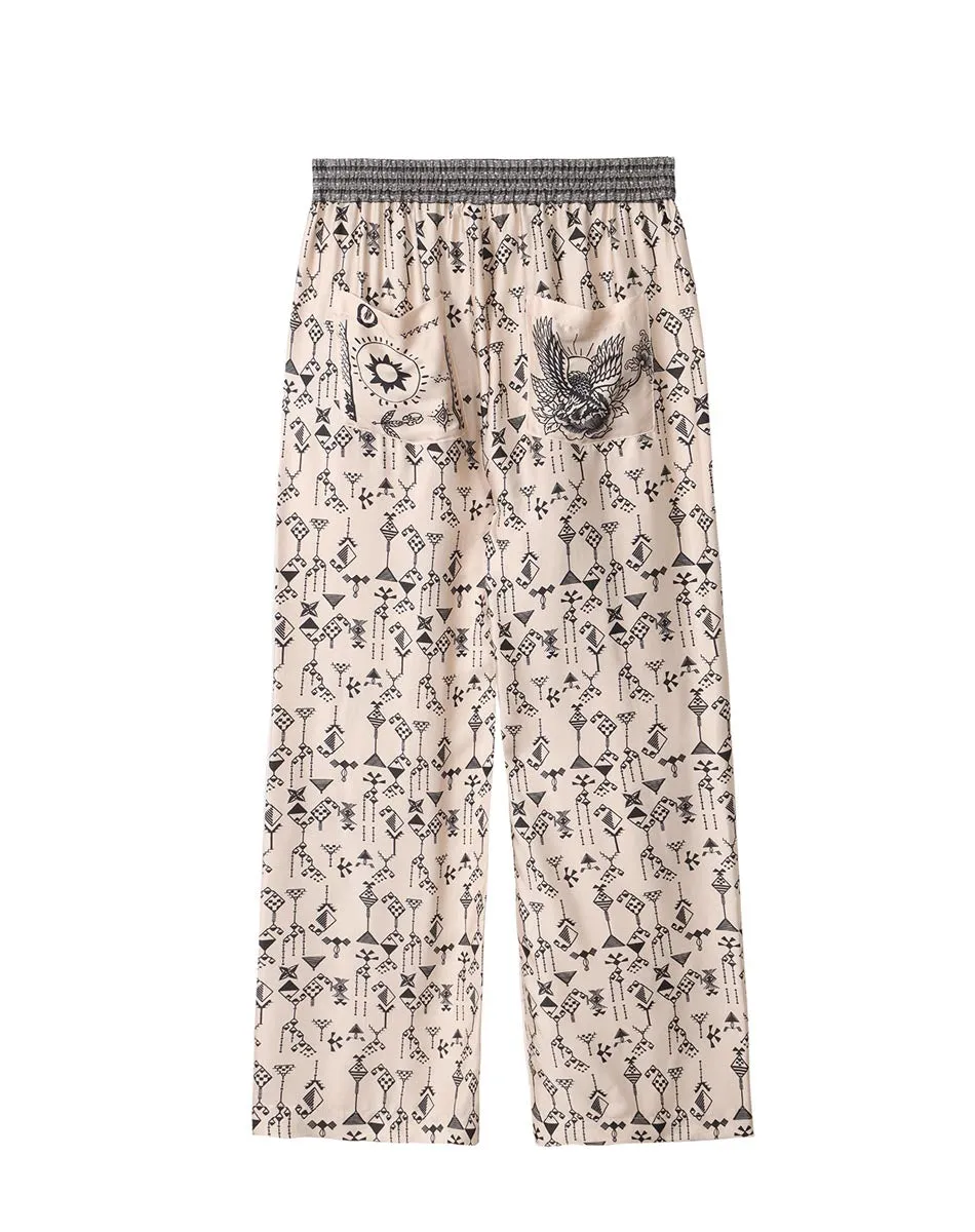 Bailey Straight Leg Blossom Printed Pants