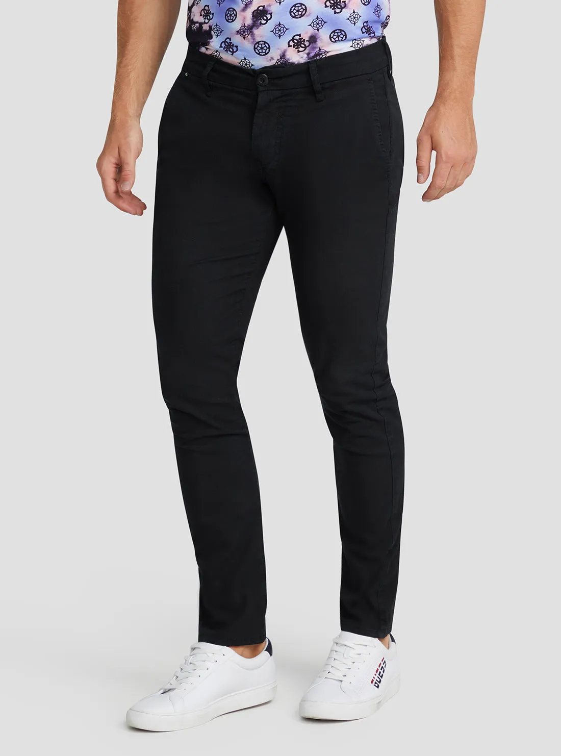 Black Daniel Slim Chino Pants