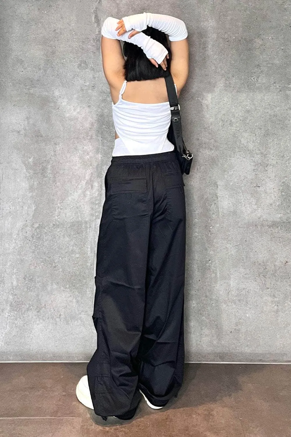 Black Destoy Utility Pants