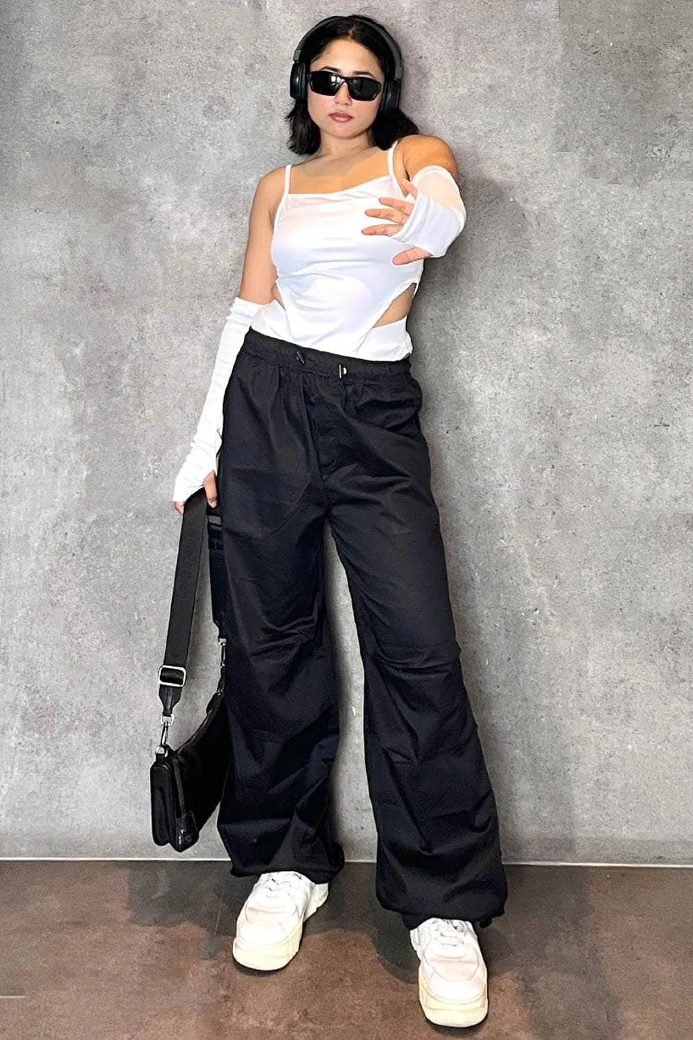 Black Destoy Utility Pants