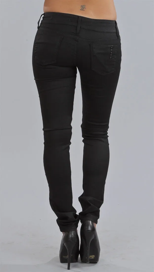 Black Orchid Denim Black Jewel Jeggings in Equinox