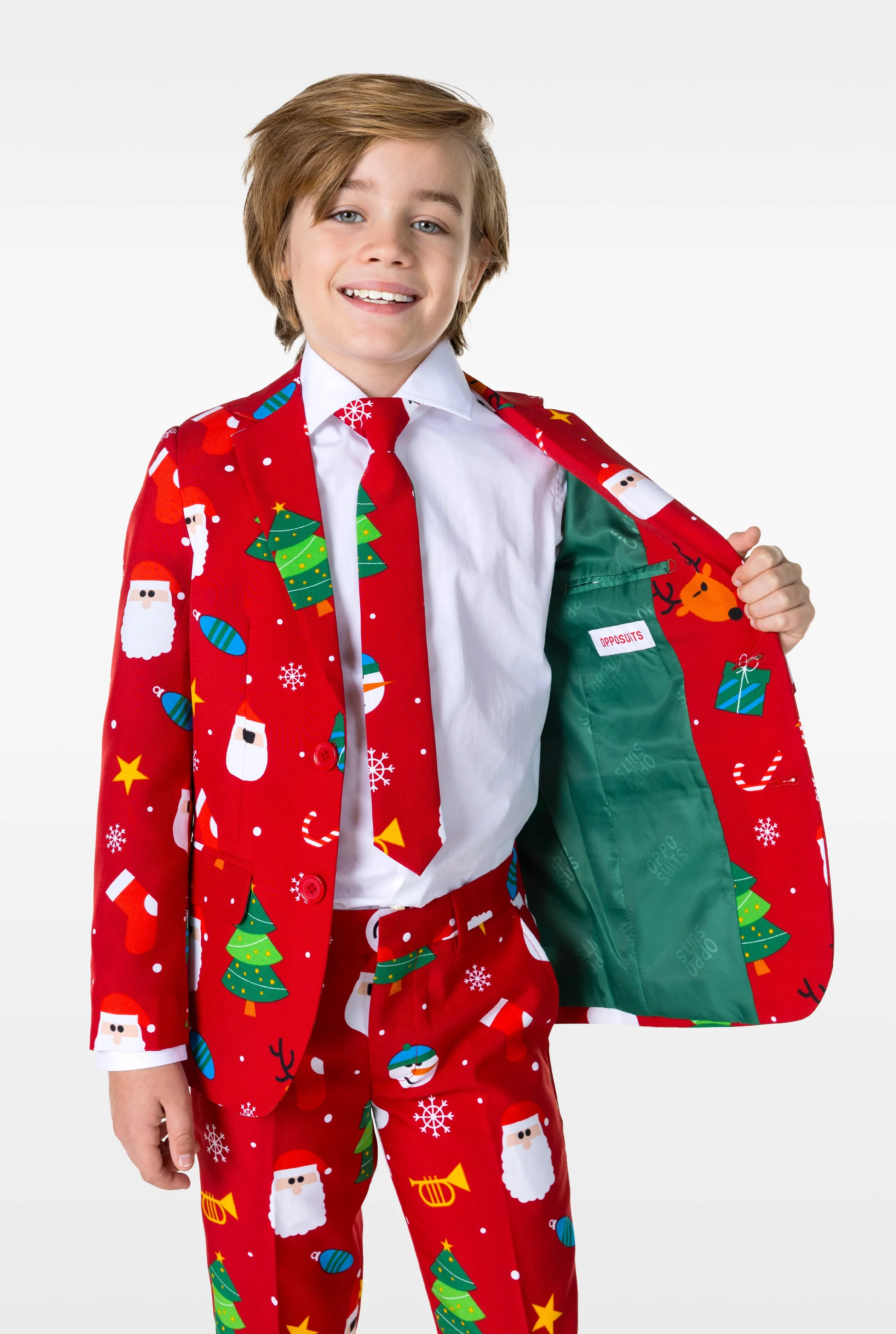 BOYS Festivity Red Tux or Suit