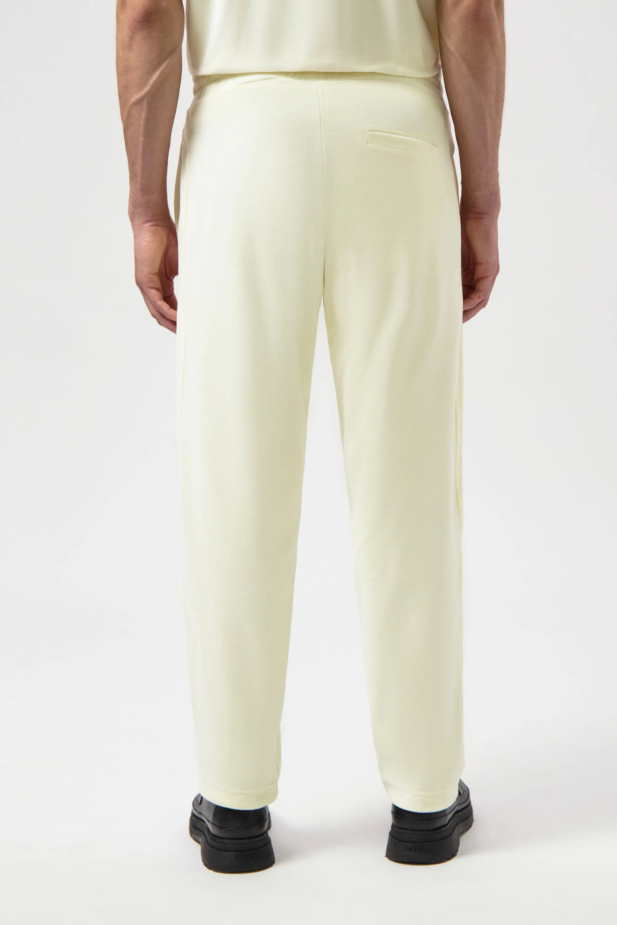 Brand Luxe Regular Straight Fit Pants White Swan