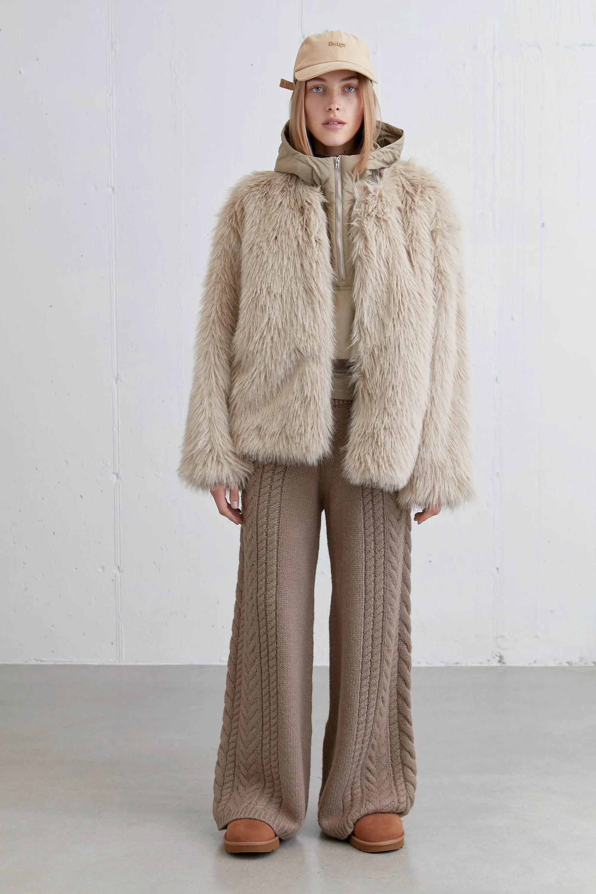 CABLE KNIT PANT