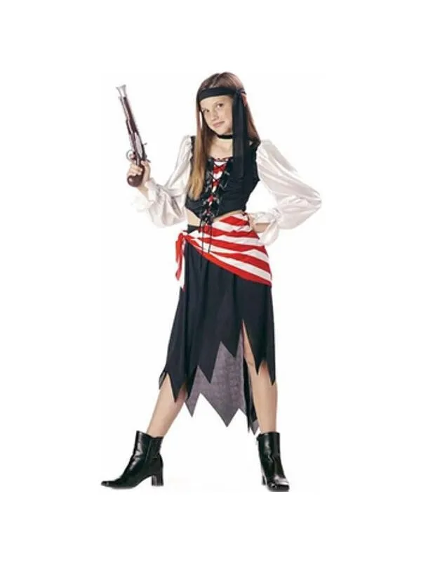 Child's Pirate Girl Costume