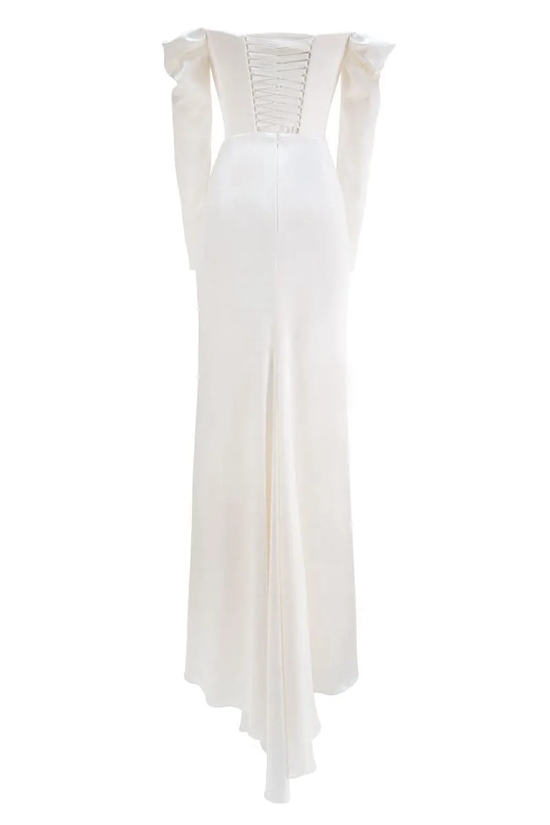 CULT MIA X MONETRE ELEGANT DRAPED GOWN