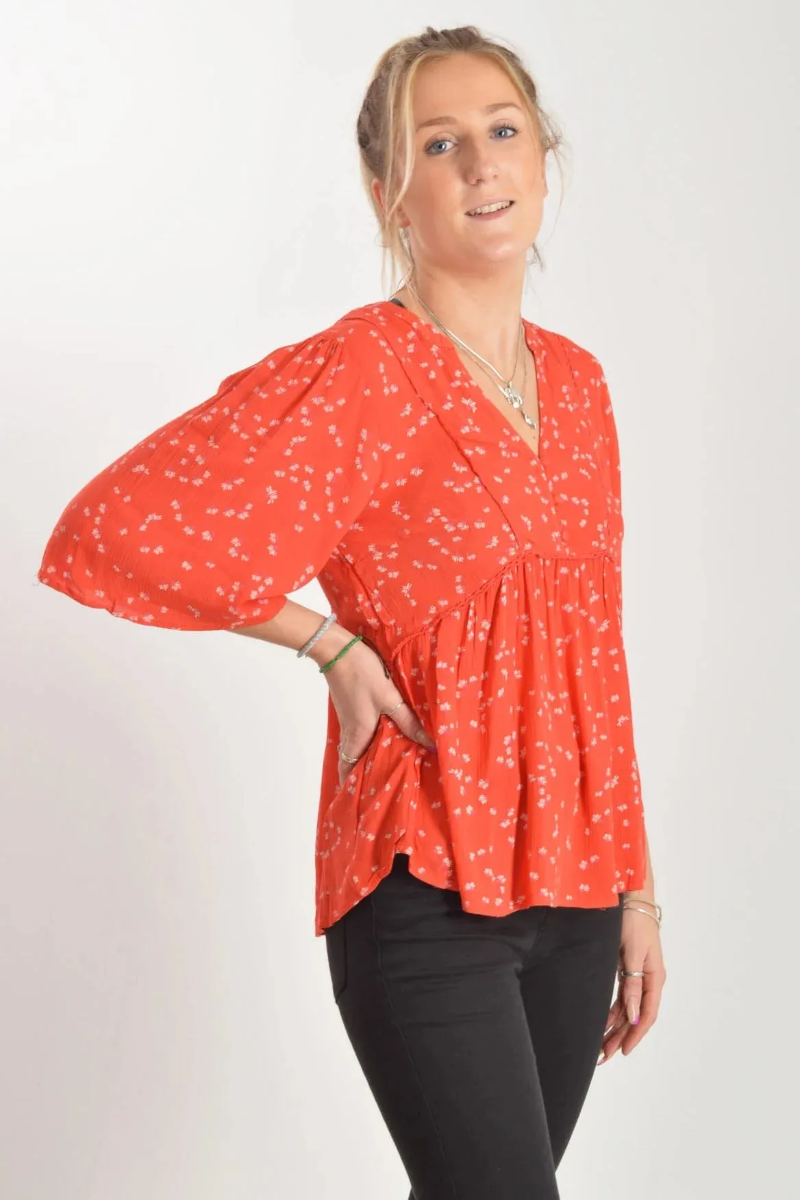 Ditsy Floral Blouse