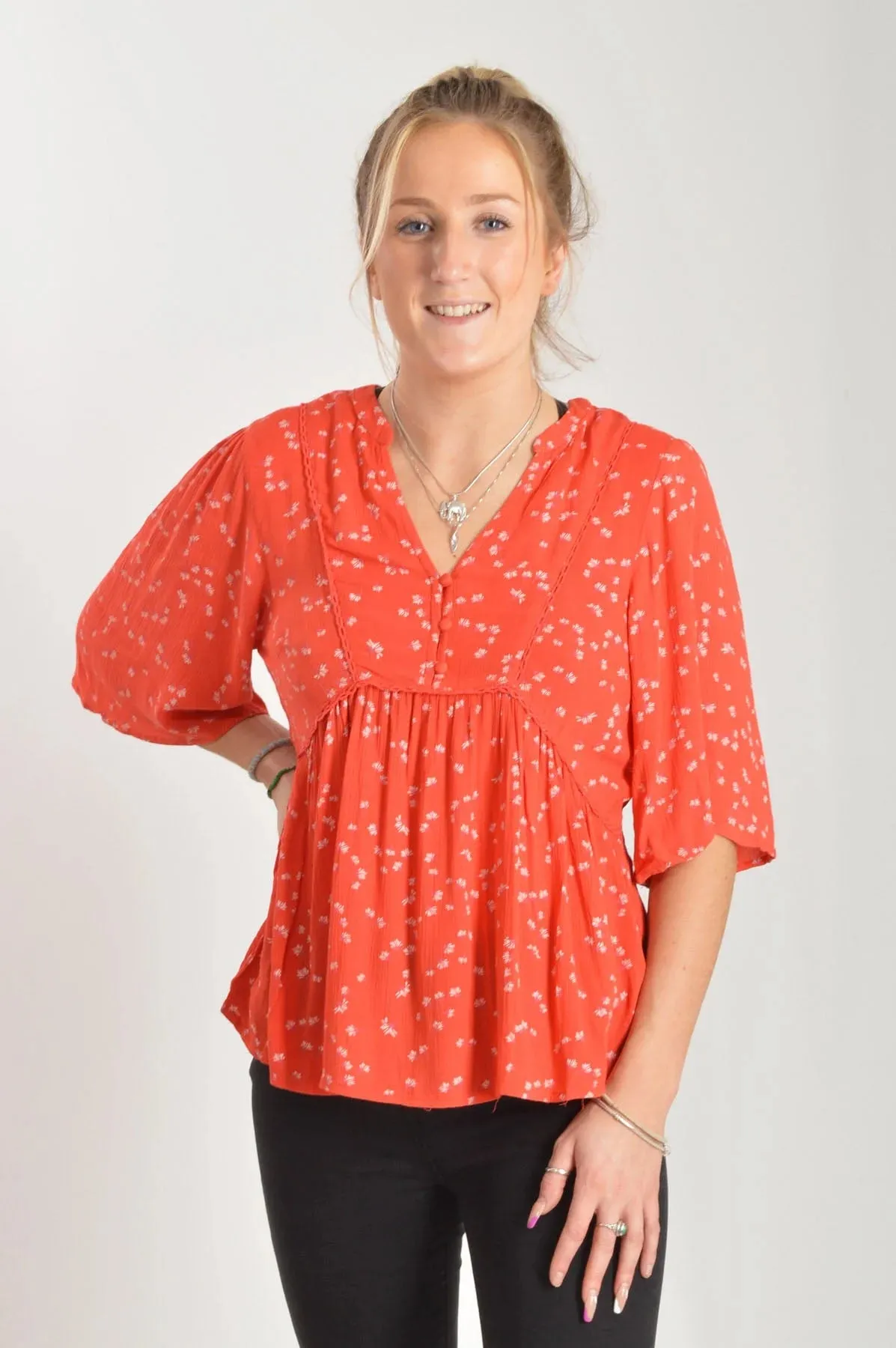 Ditsy Floral Blouse