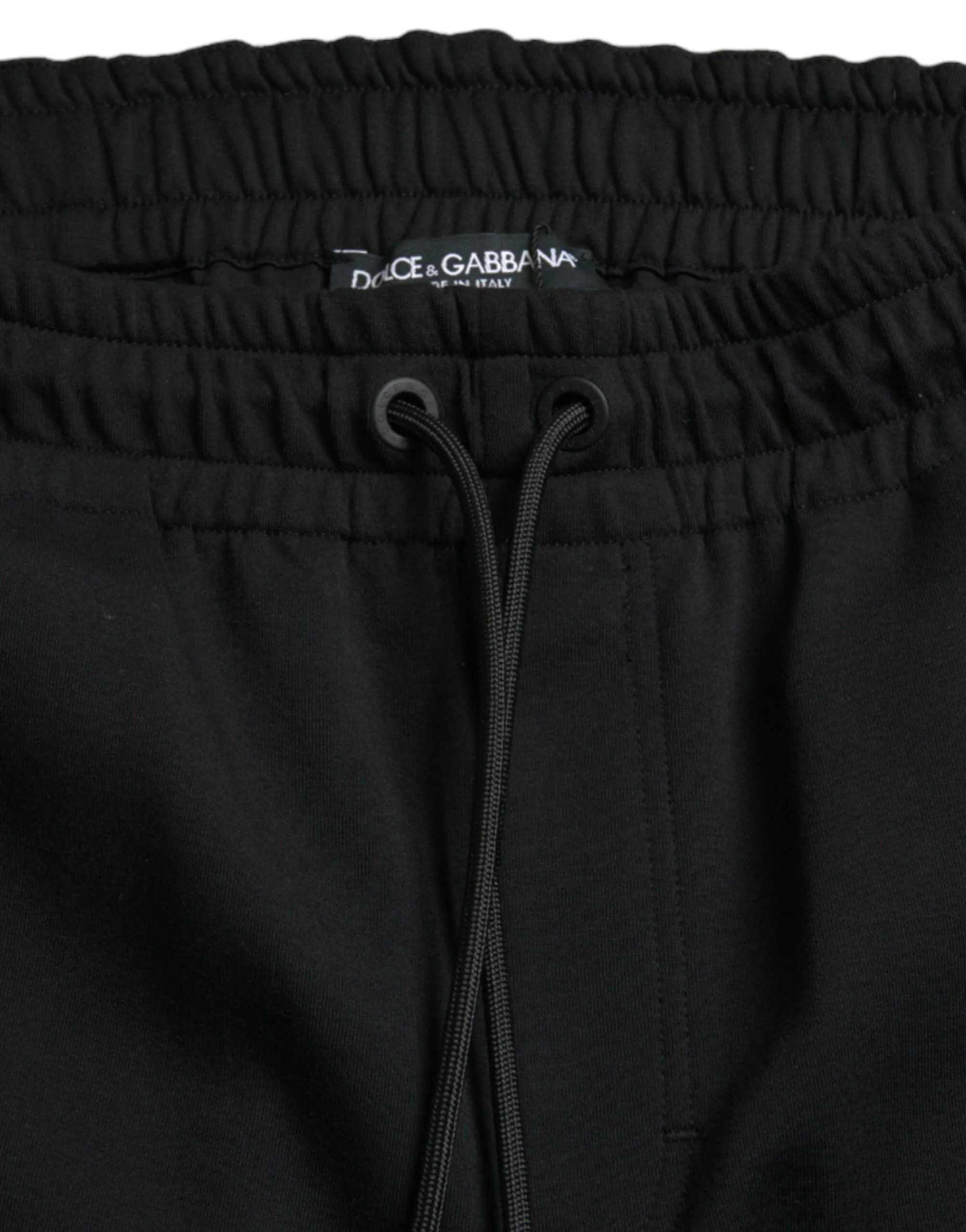 Dolce & Gabbana Black Comfort Fit Jogger Pants