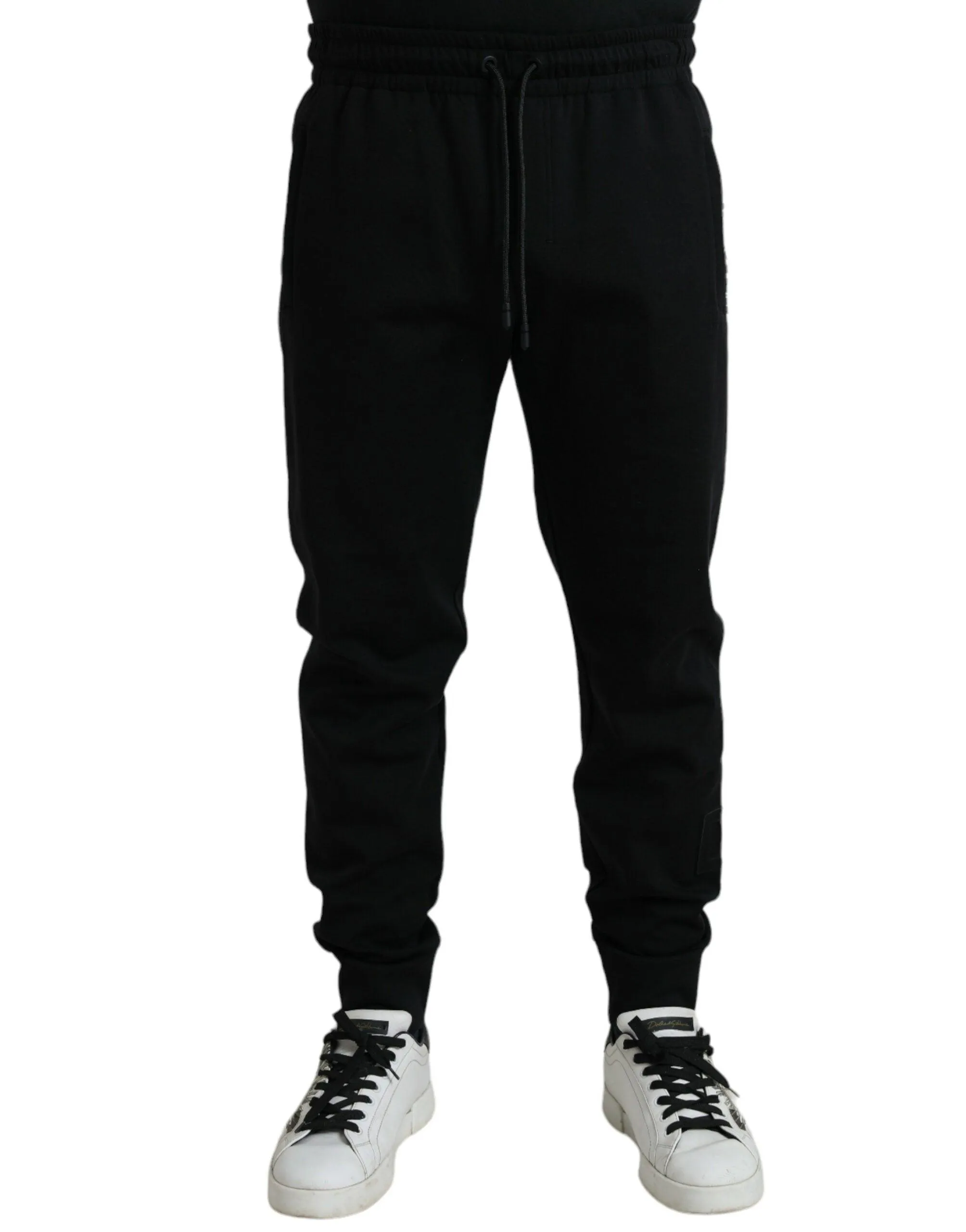 Dolce & Gabbana Black Comfort Fit Jogger Pants