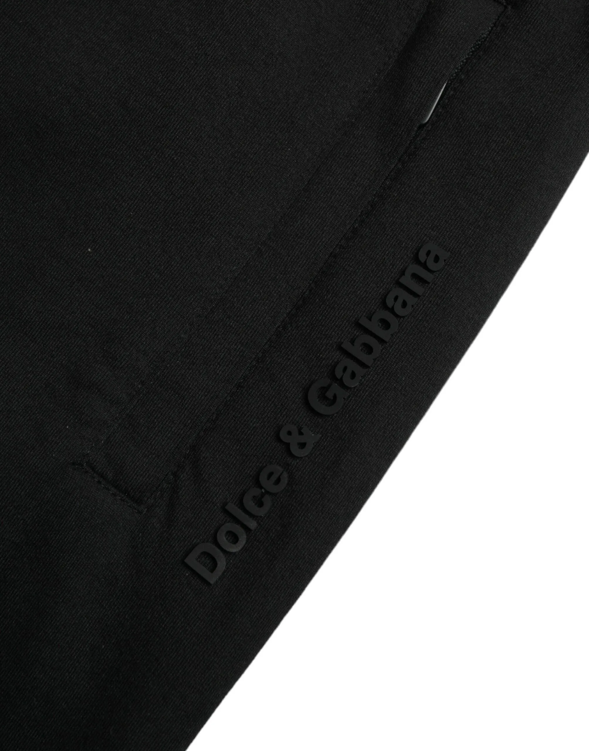 Dolce & Gabbana Black Comfort Fit Jogger Pants