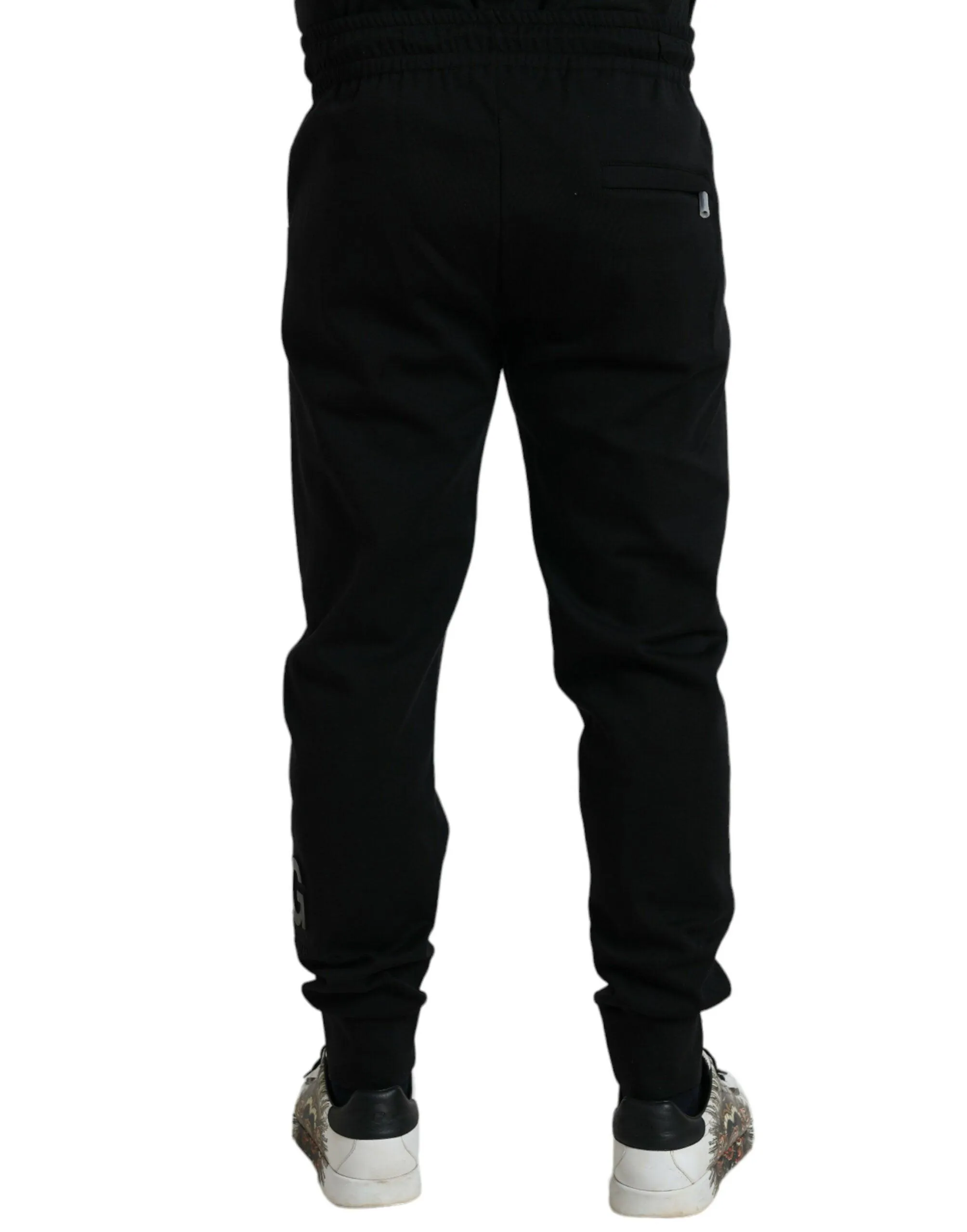 Dolce & Gabbana Black Comfort Fit Jogger Pants