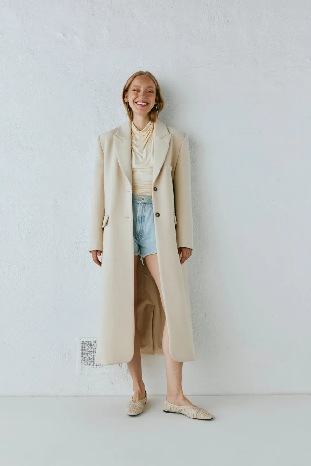 Dua Trench Coat Cream