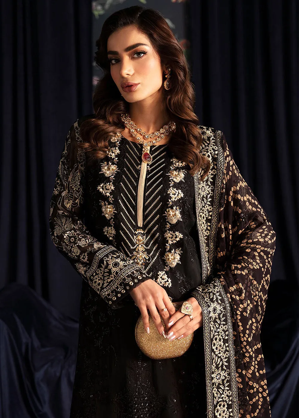 Elanora Embroidered Formals' 24 by Nureh | NEL-47