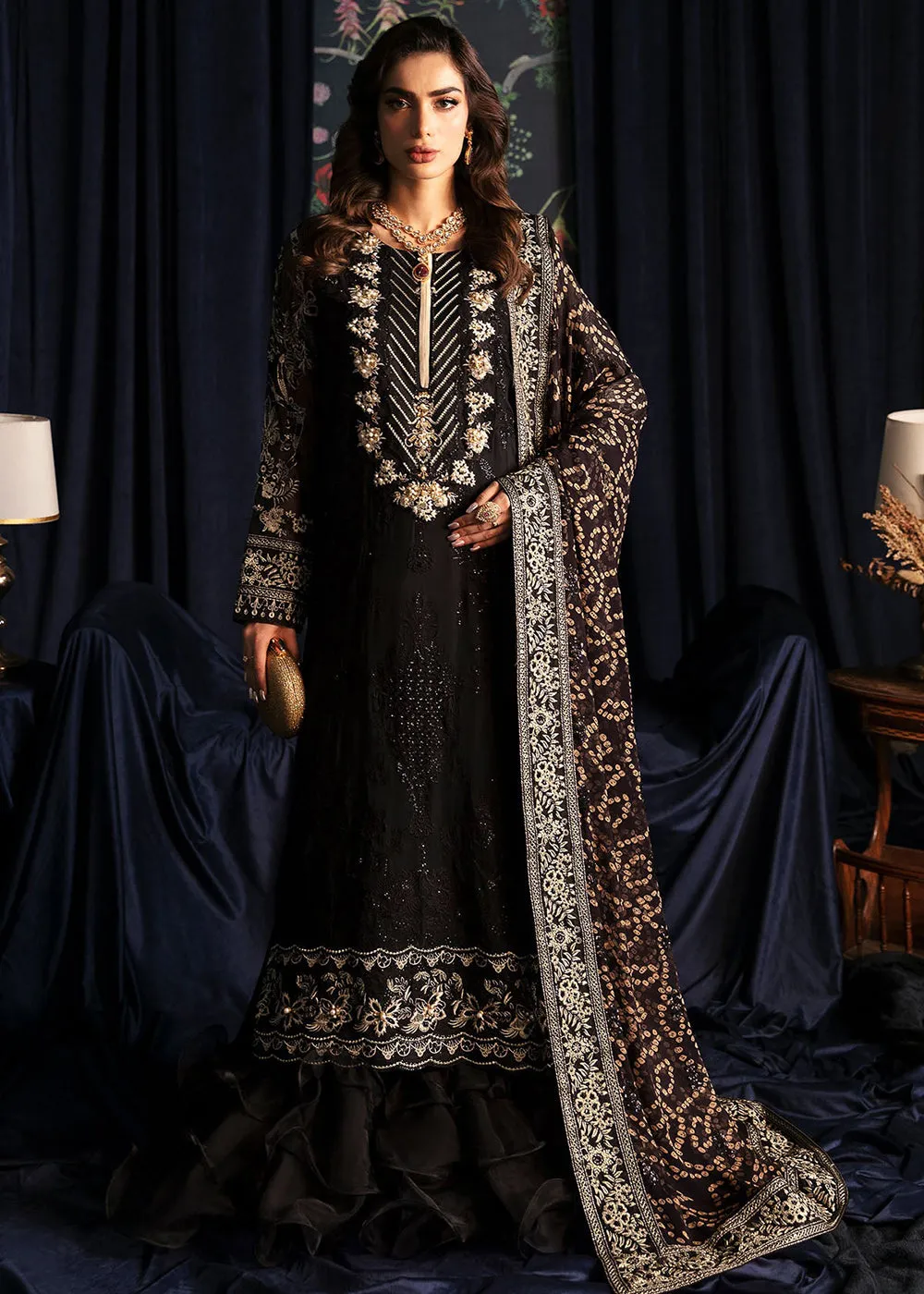 Elanora Embroidered Formals' 24 by Nureh | NEL-47