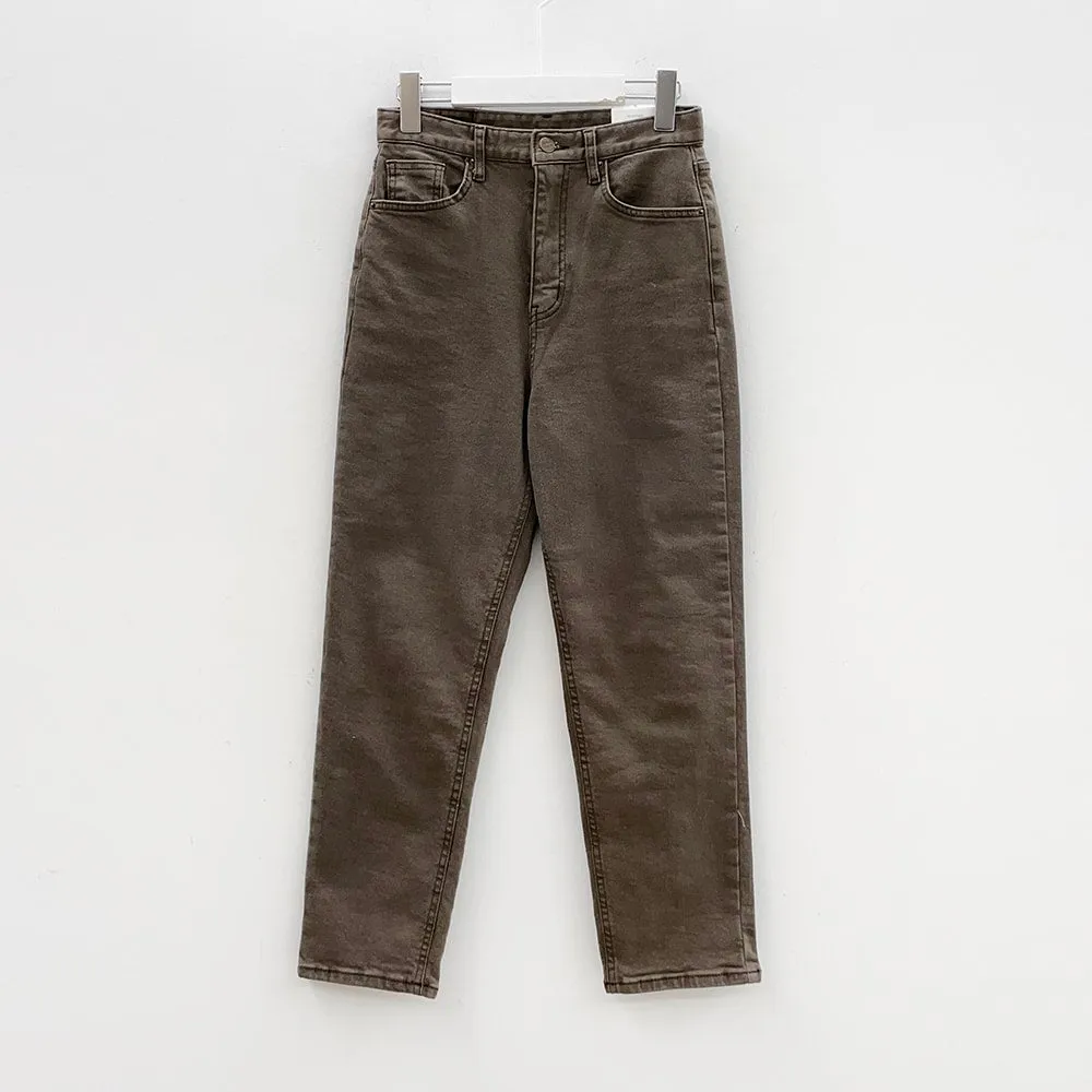 Fleece Lined Straight Leg Pants