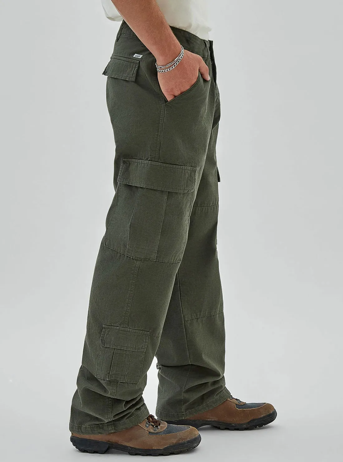 Guess Originals Green Ripstop Cargo Pants