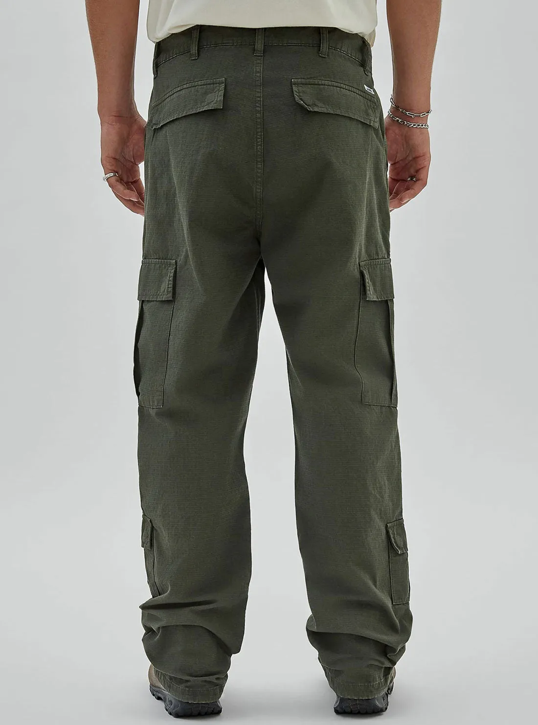 Guess Originals Green Ripstop Cargo Pants