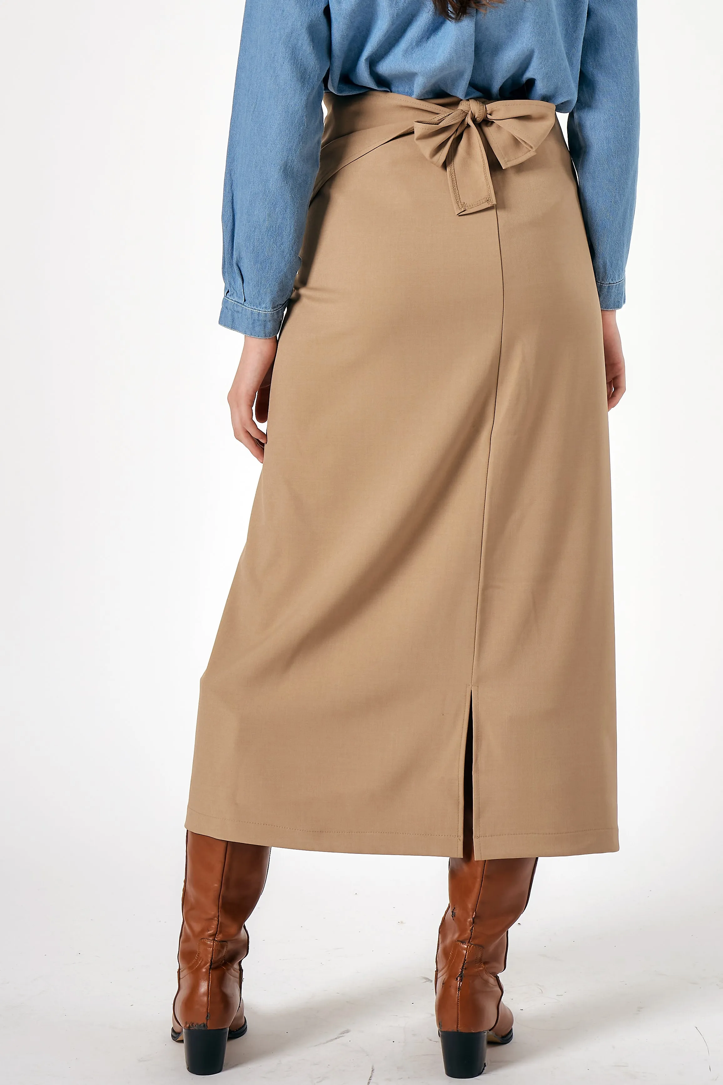 Hazel Wrap Effect Skirt