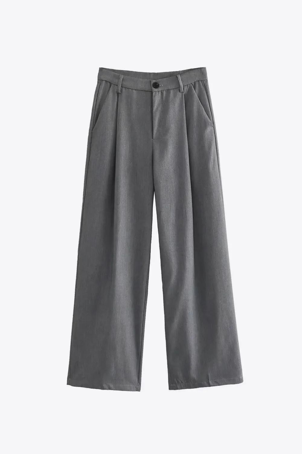 High Waist Straight Leg Pants