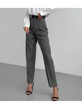 High Waist Suit Pants