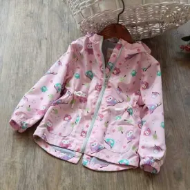 Hooded Printing Girls Jackets