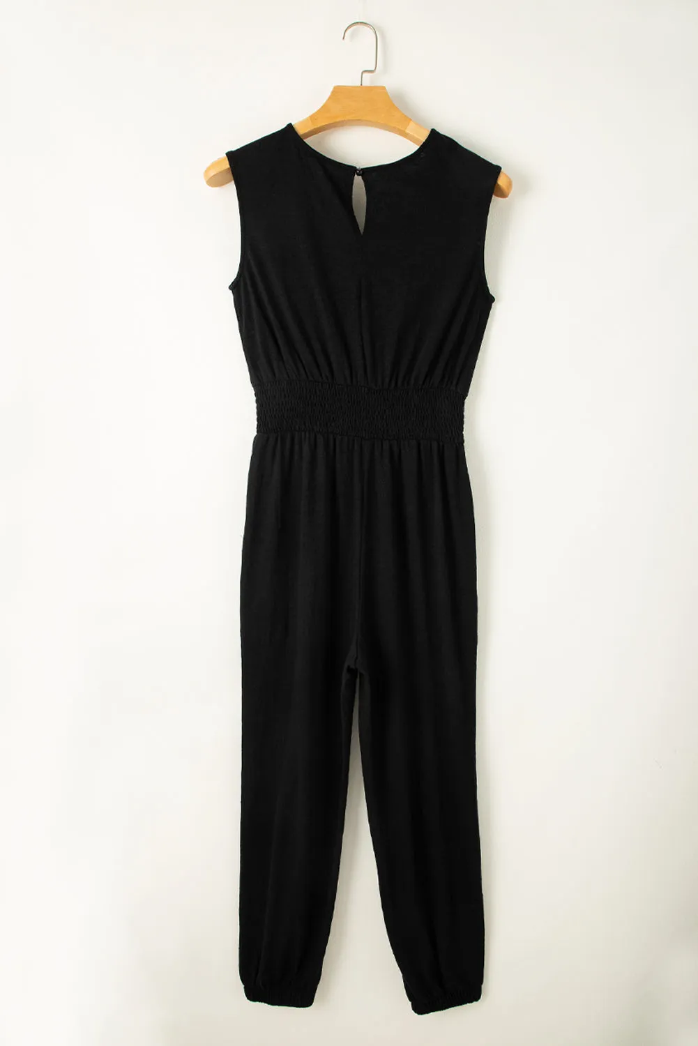 Jogger Style Jumpsuit -  Black