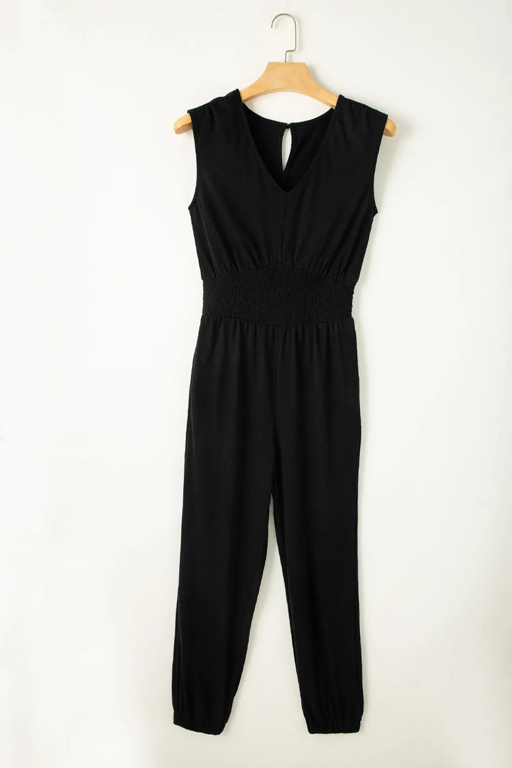 Jogger Style Jumpsuit -  Black