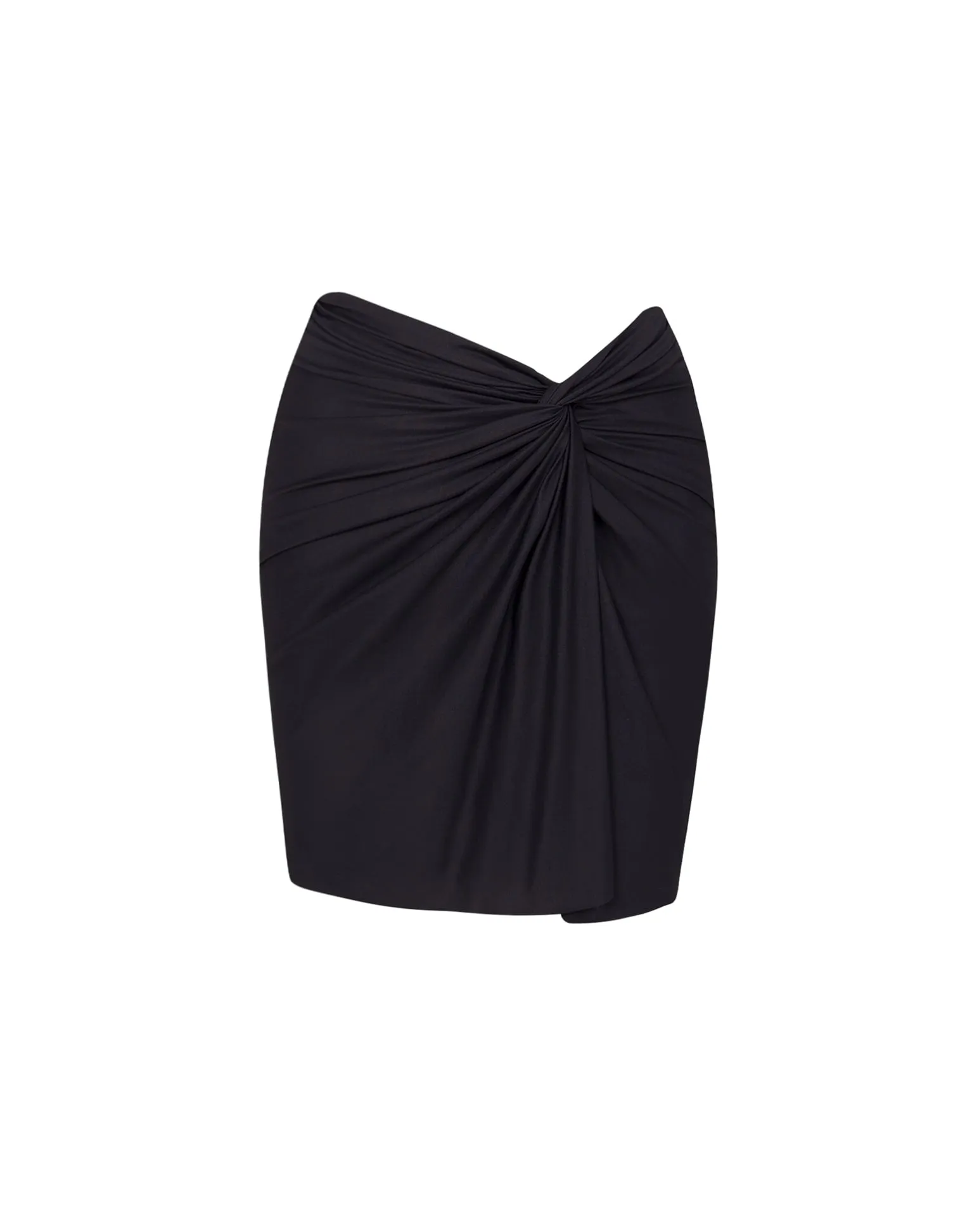 Karen Mini Pareo Skirt - Black