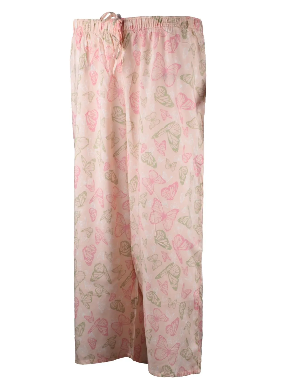 Ladies Printed Wide Leg Capri Trouser Butterfly