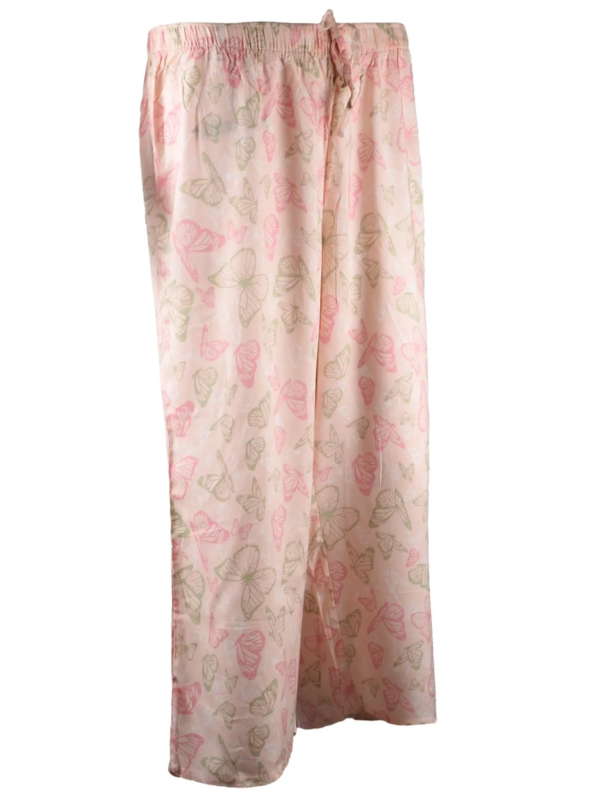 Ladies Printed Wide Leg Capri Trouser Butterfly