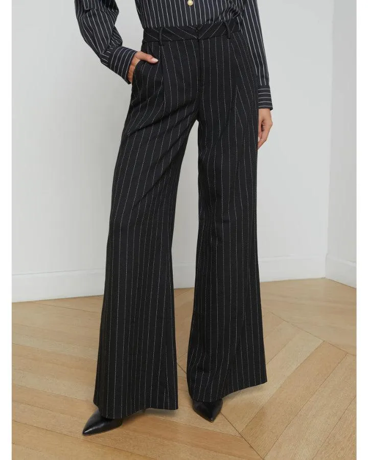 L'Agence Allanah Pinstriped Trouser