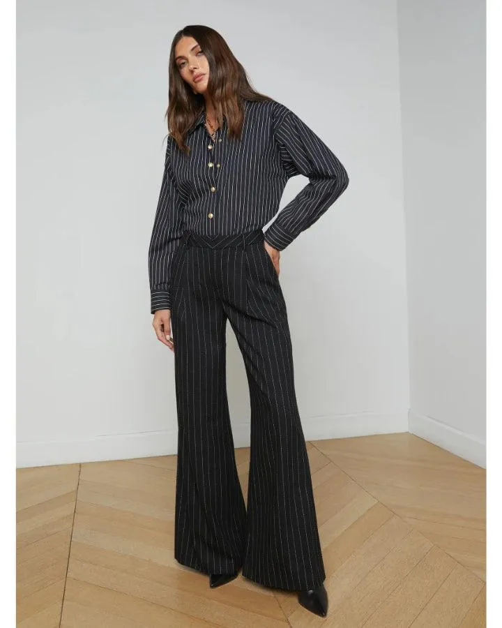 L'Agence Allanah Pinstriped Trouser