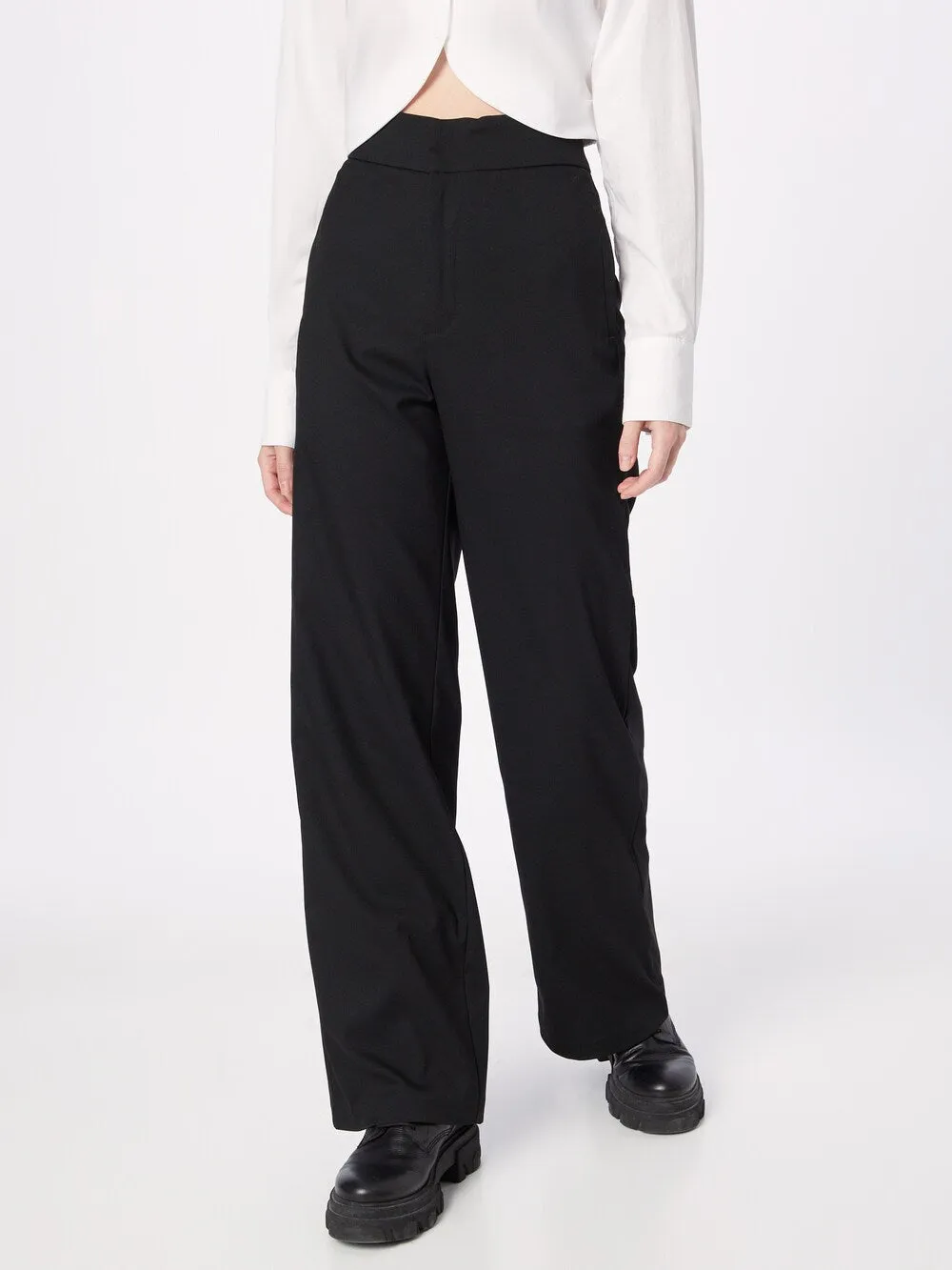 Lindex Lykke wide leg trousers, black