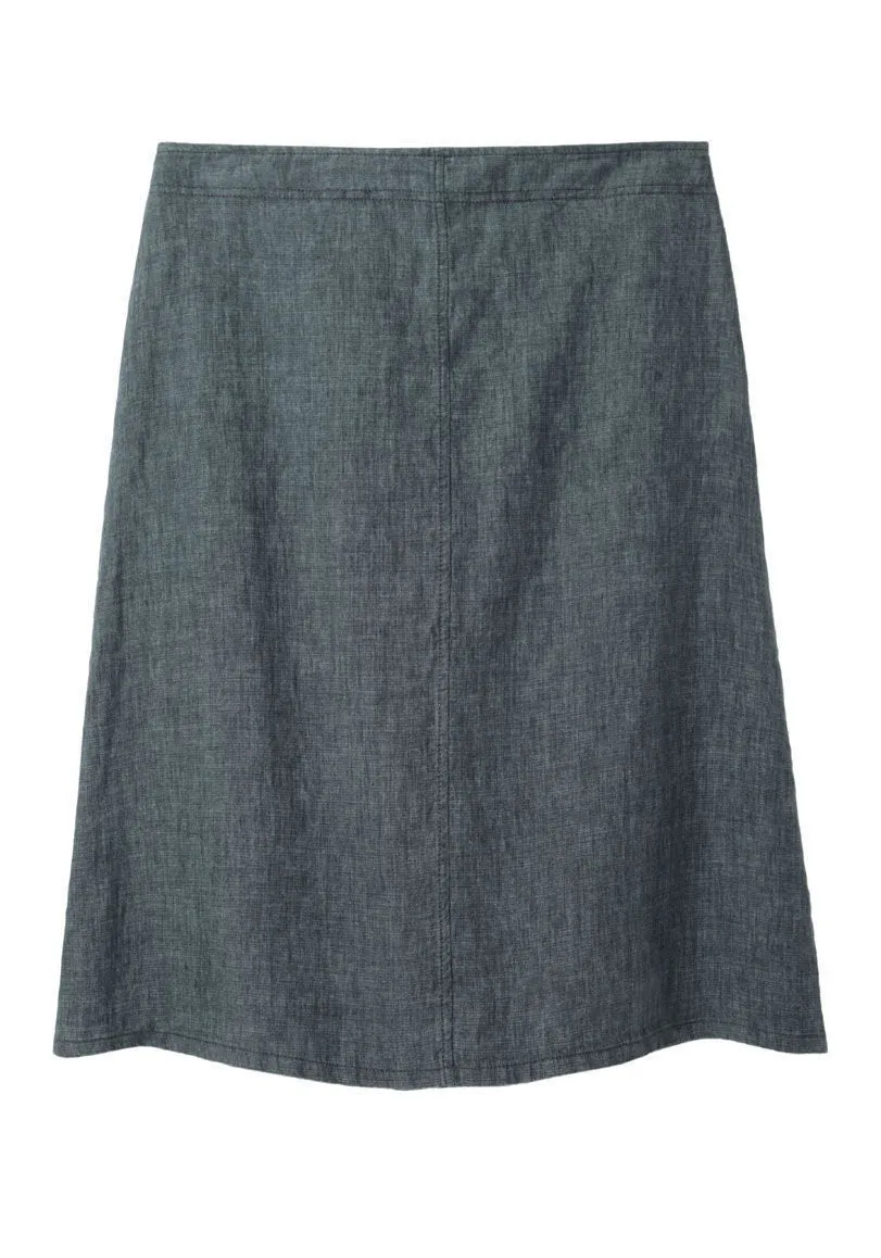 Linen A-Line Skirt