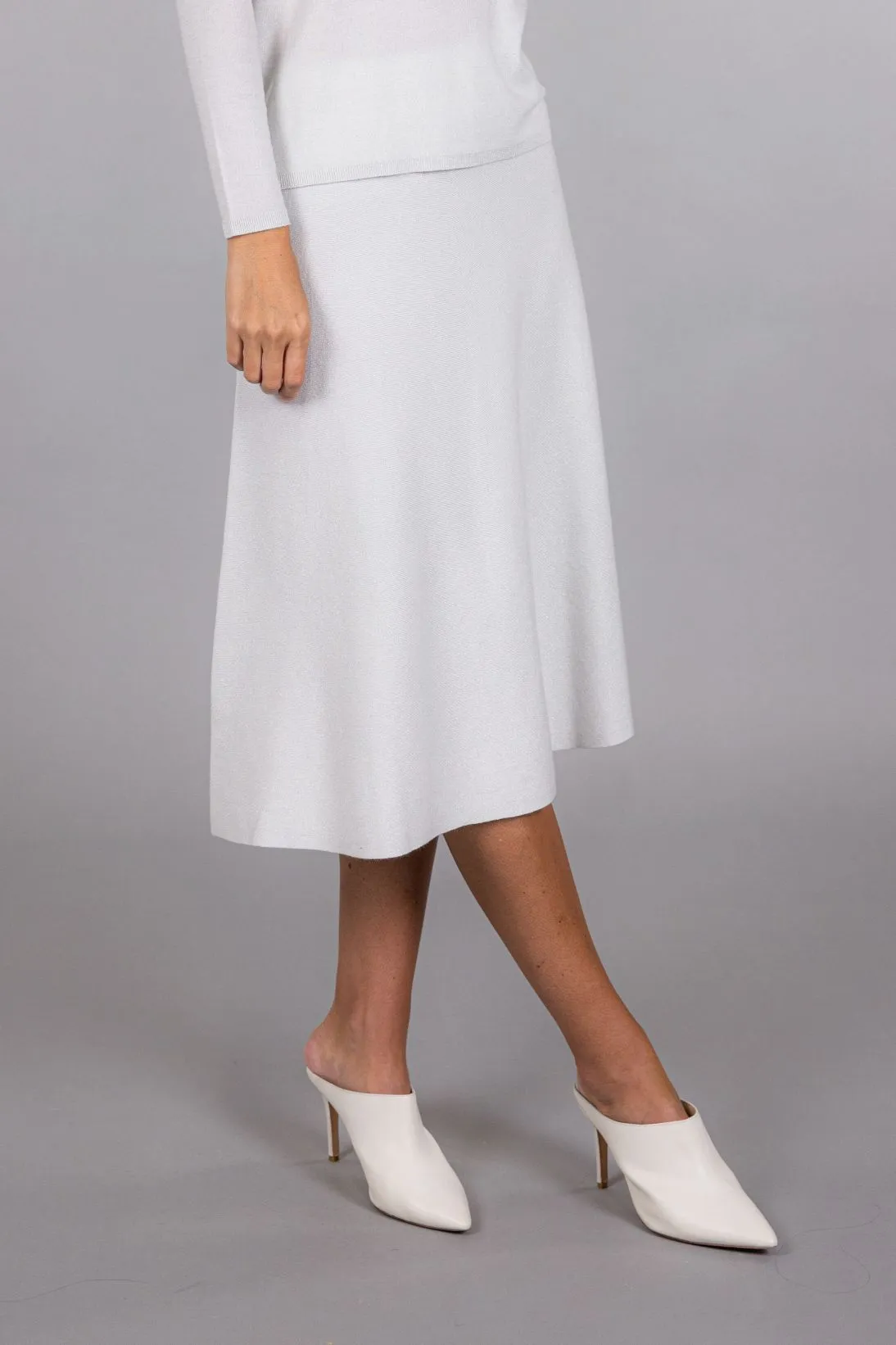 LUREX A-LINE SKIRT