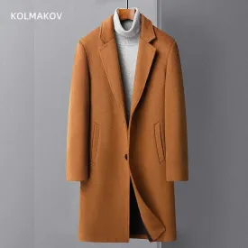 Men's Wool Trench Coat