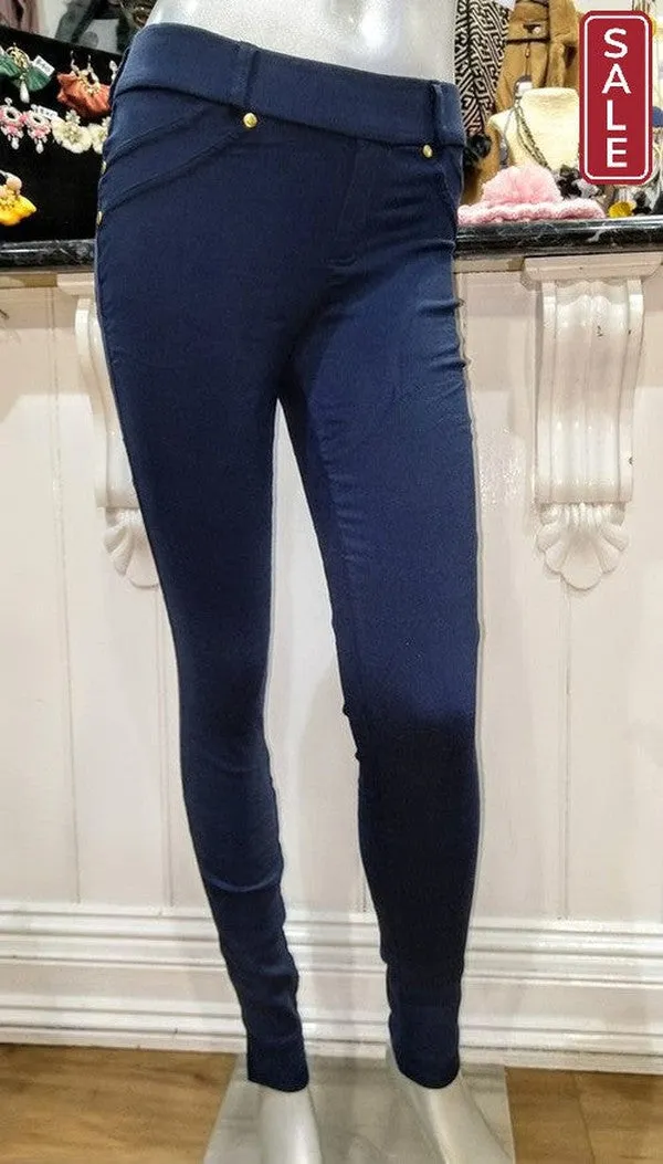 Navy Skinny Pants