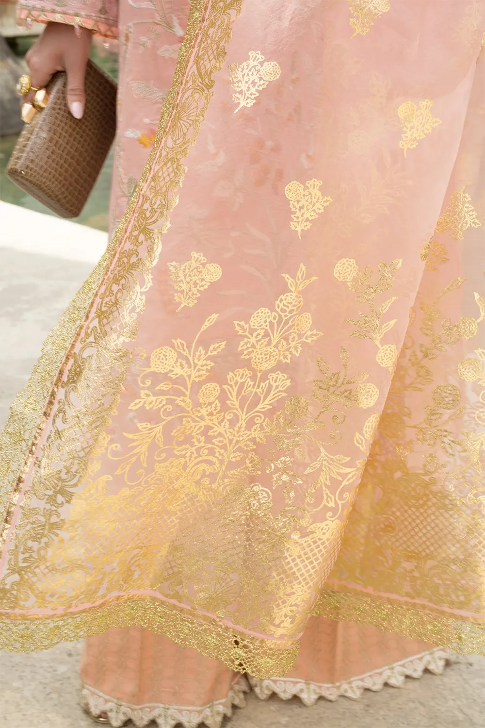 Nisa Hussain Luxury Lawn Collection '21 – NHL02-GOLDFINCH