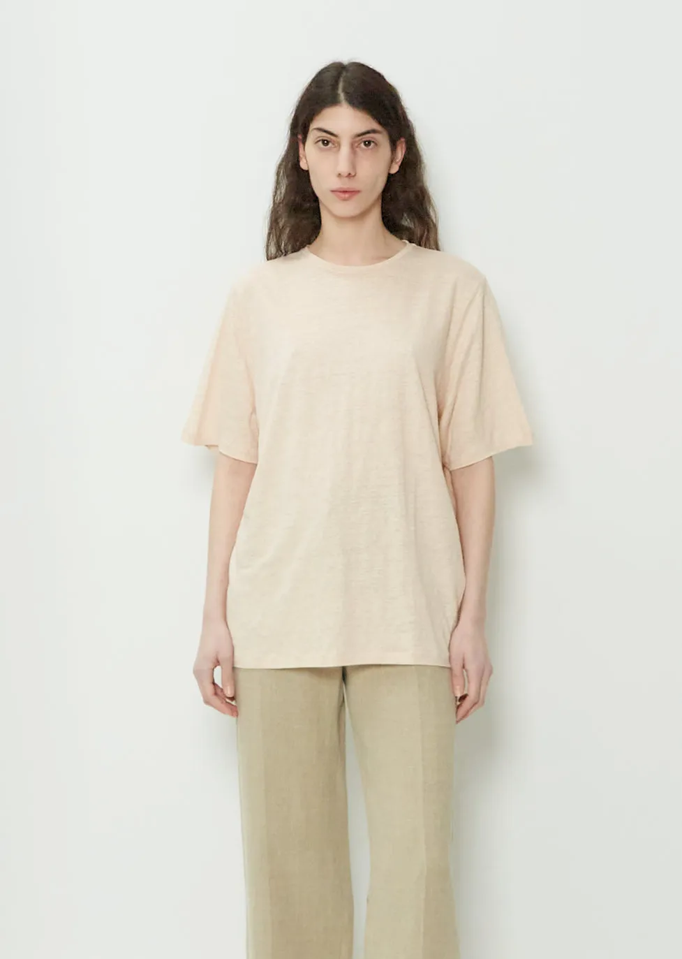 Oversized Linen Tee