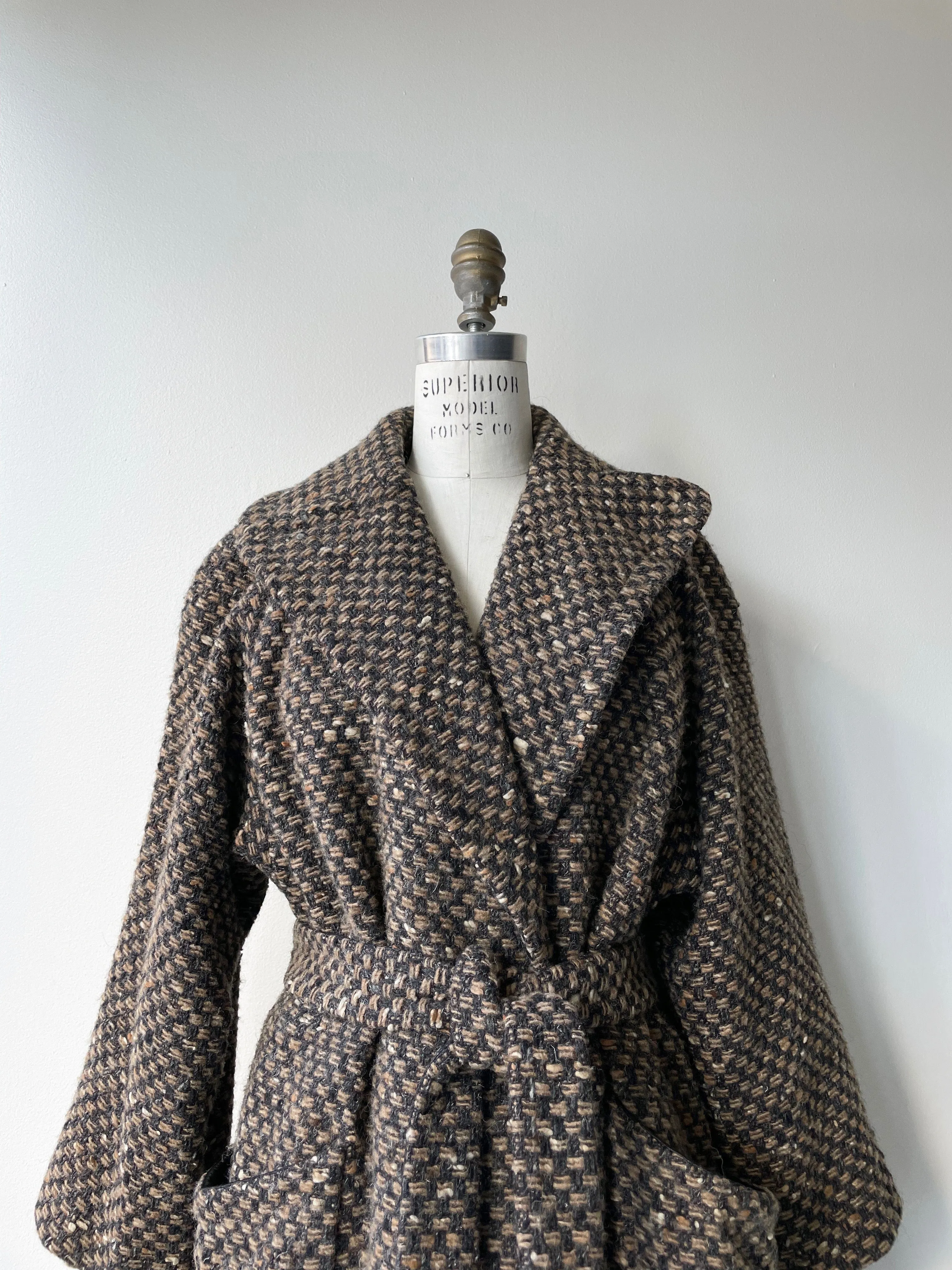 Pauline Trigère Tweed Coat