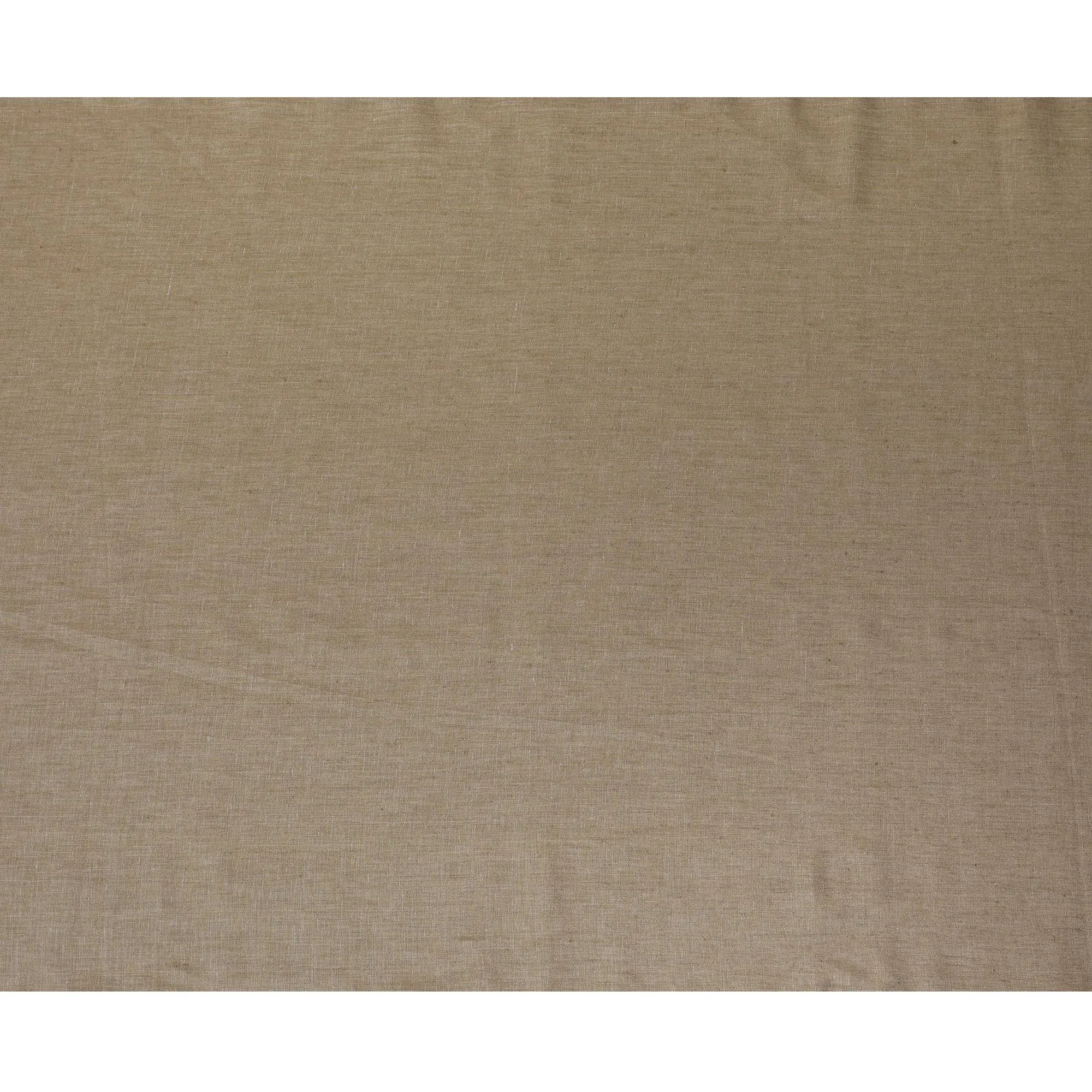 Peanut brown plain Premium 100% pure linen fabric 60 Lea-D10937