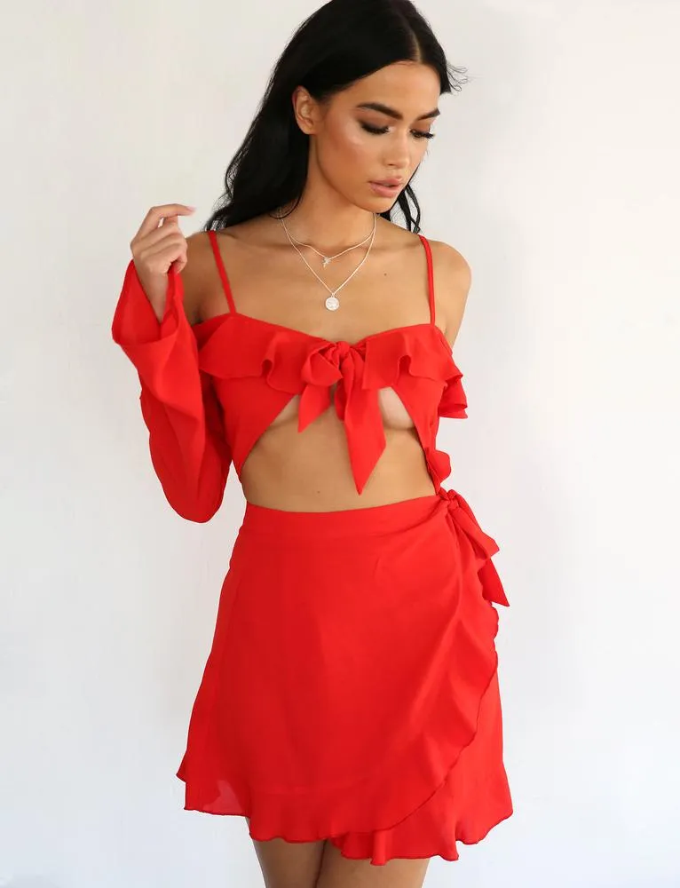 Prima Skirt - Red