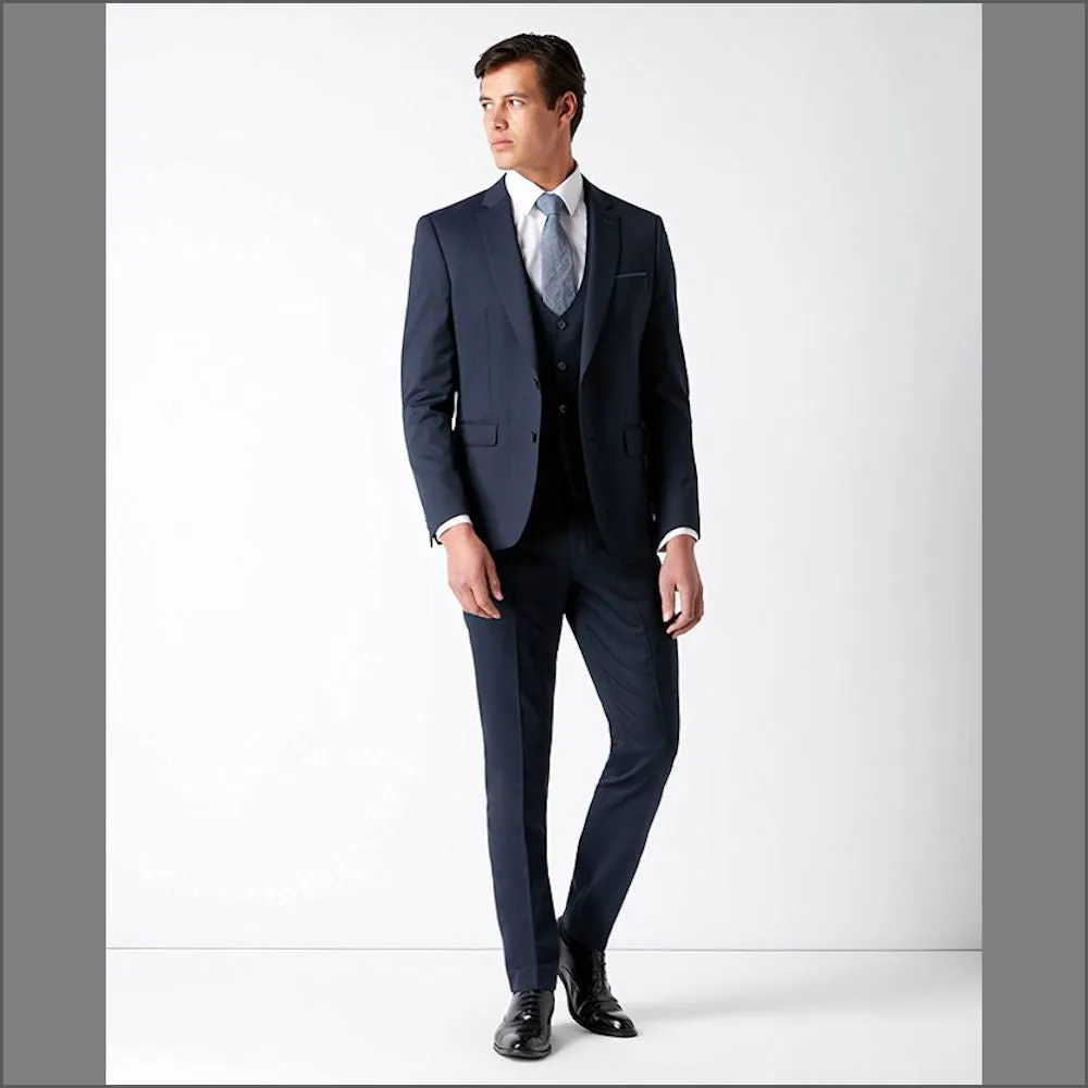 Remus Uomo 41184/78 Slim Fit Wool-Blend Stretch Mix and Match 3 Piece Suit**