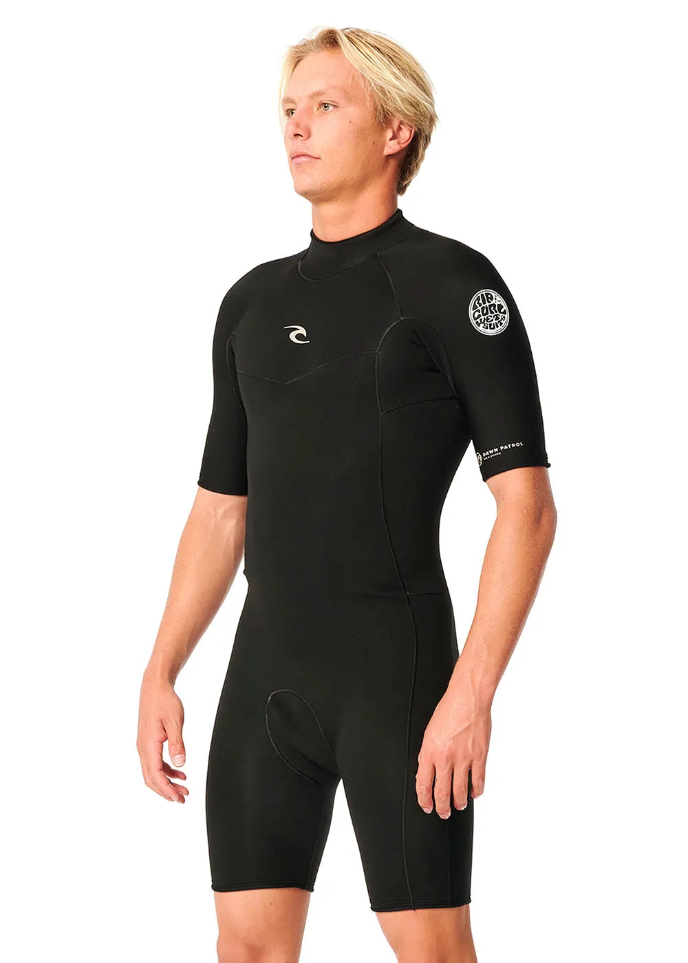 Rip Curl Mens Dawn Patrol Yulex 2mm FL Back Zip Spring Suit