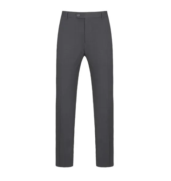 Skinny Fit Performance Stretch Three-Piece Suit - Charcoal