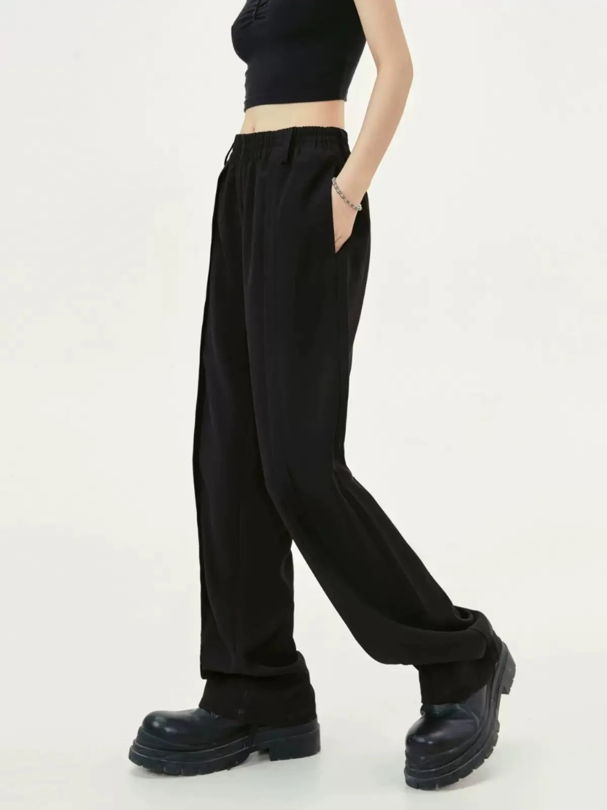 Straight Leg Bootcut Pants